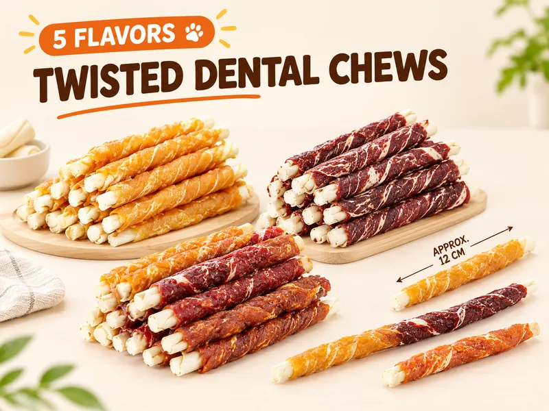 Dental chew shapes: bone, stick and twist