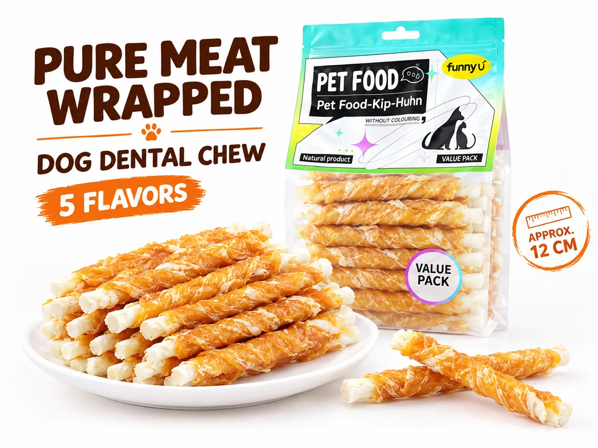 Dental treats, finished goods