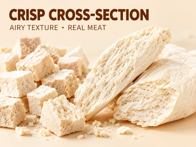 Freeze Dried texture close-up