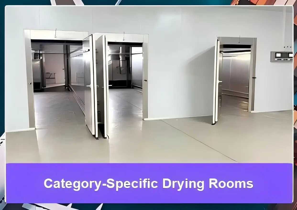 Air-drying production line at the manufacturing partner facility
